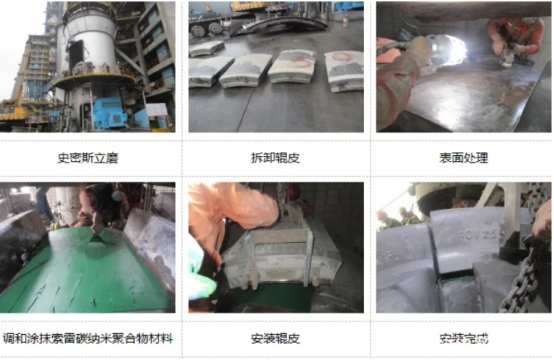立磨磨輥搖臂軸修復(fù)可以這樣操作