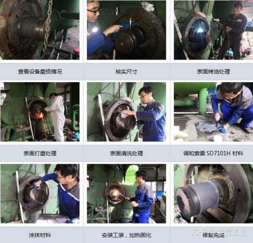 泵軸修復(fù)技術(shù)方法及步驟